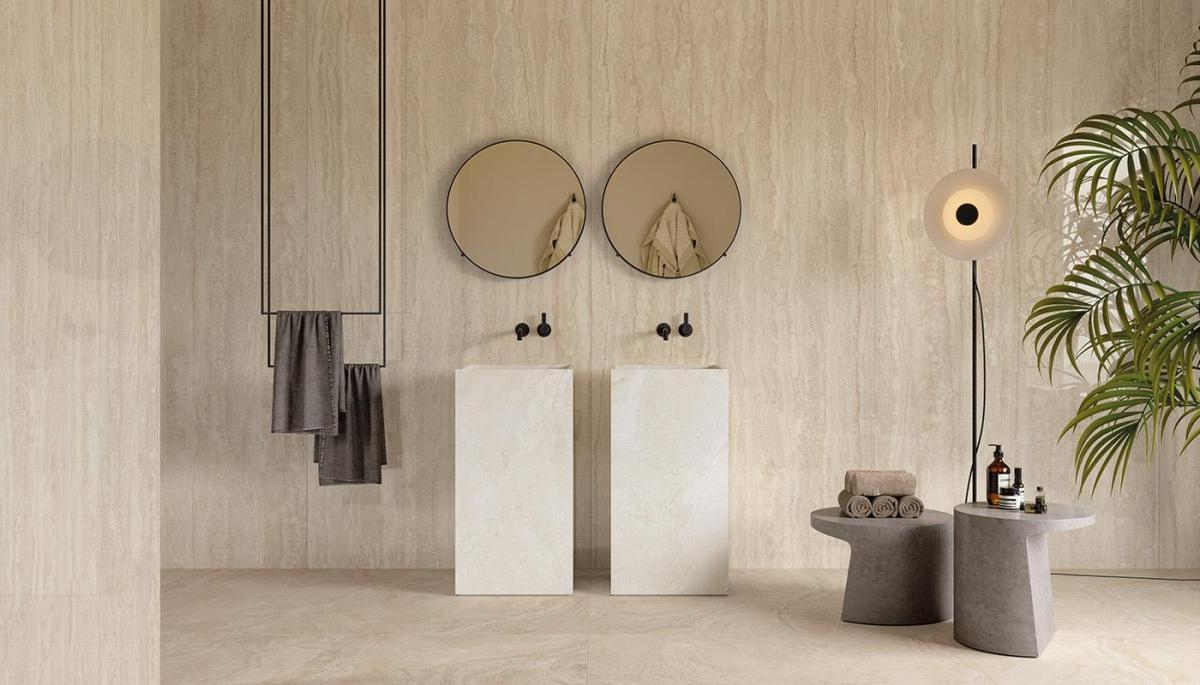 Provenza Kollektion Unique travertine Größe 60X120 Farbe Vein cut cream ...